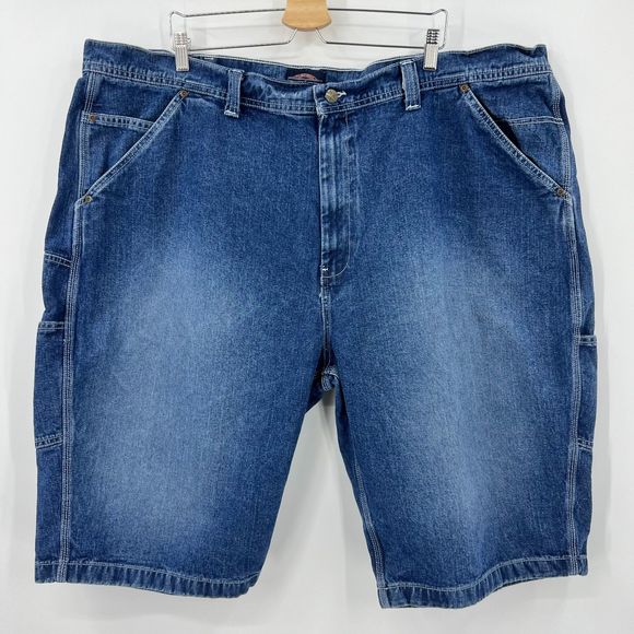 Men's Sz 52 Cargo Denim Shorts Grade A Jeans Big & Tall - Picture 8 of 8